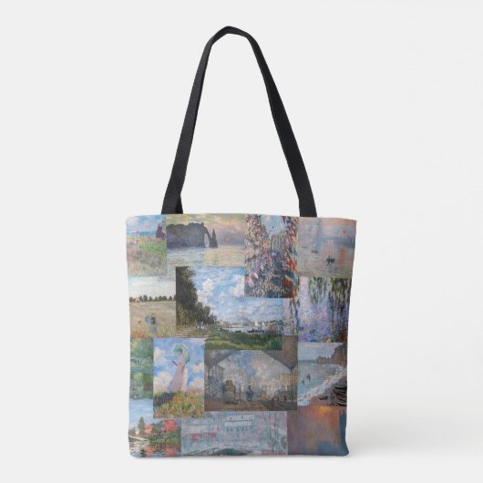 Claude Monet - Masterstuks Patchwork Tote Bag (Achterkant)