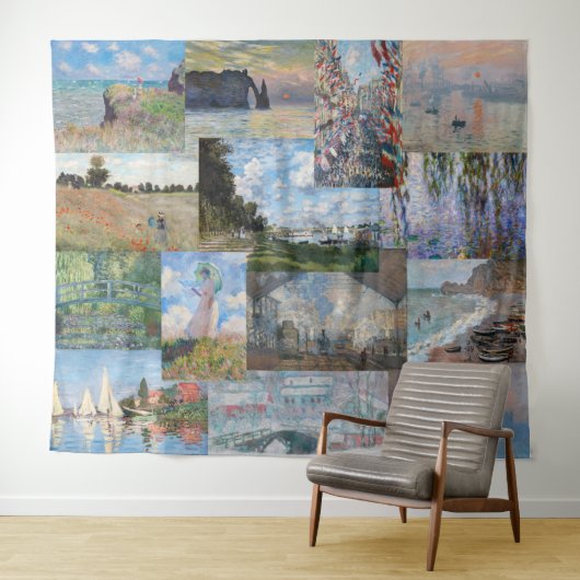 Claude Monet - Masterstuks Patchwork Wandkleed (In Situ (horizontaal))