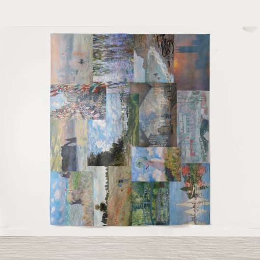 Claude Monet - Masterstuks Patchwork Wandkleed (Voorkant)