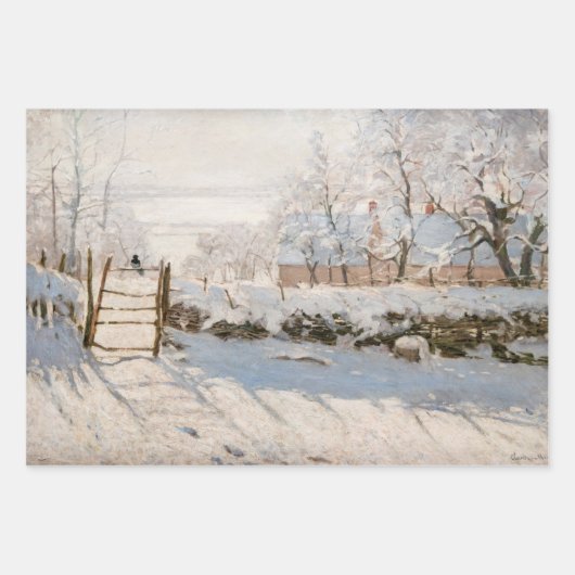 Claude Monet - Masterstuks Selection Inpakpapier Vel (Voorkant)