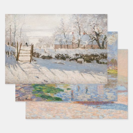 Claude Monet - Masterstuks Selection Inpakpapier Vel (Set)