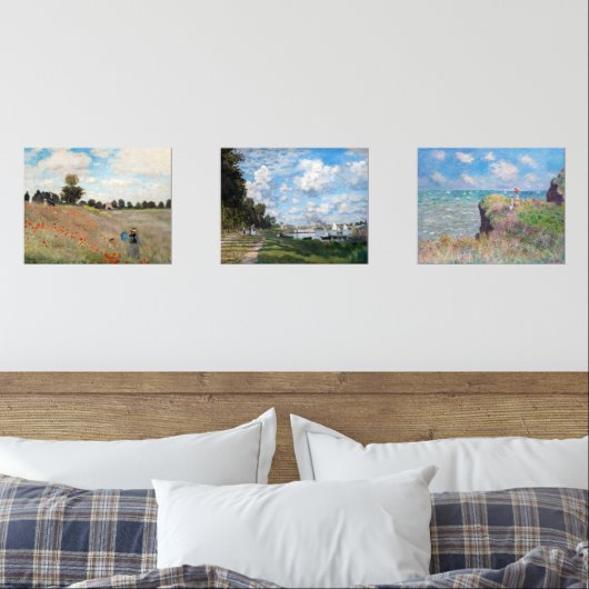 Claude Monet - Masterstuks Selection Muurkunst Sets (Slaapkamer)