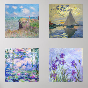Claude Monet Masterstukselectie Wijn Charm Muurkunst Sets
