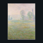 Claude Monet | Meadows in Giverny, 1888 Briefkaart<br><div class="desc">Meadows in Giverny,  1888 | van Claude Monet | Art Location: Hermitage,  Sint-Petersburg,  Rusland | Franse artiest | Collectie Afbeelding nummer: BAL43079</div>