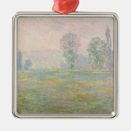 Claude Monet | Meadows in Giverny, 1888 Metalen Ornament (Voorkant)