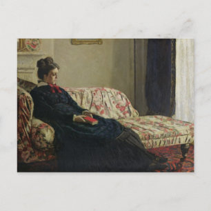 Claude Monet Meditatie of Madame Monet Briefkaart