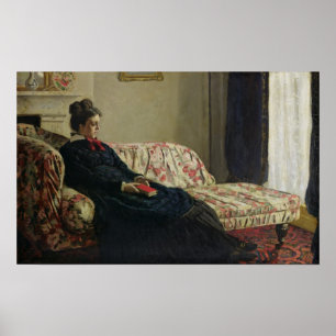 Claude Monet   Meditatie of Madame Monet Poster