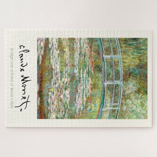 Claude Monet meesterwerken Legpuzzel (Horizontaal)