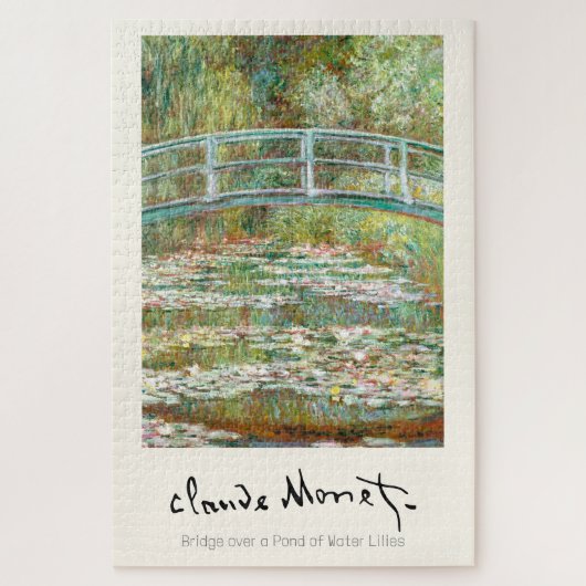 Claude Monet  meesterwerken Legpuzzel (Verticaal)