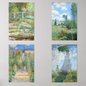 Claude Monet  meesterwerken Muurkunst Sets (Voorkant)