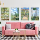 Claude Monet  meesterwerken Muurkunst Sets (Woonkamer)