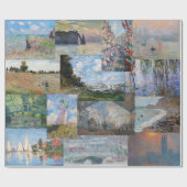 Claude Monet - Meesterwerken Patchwork Cadeaupapier (Vlak)