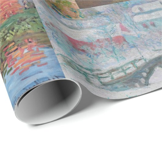 Claude Monet - Meesterwerken Patchwork Cadeaupapier (Rol Hoek)