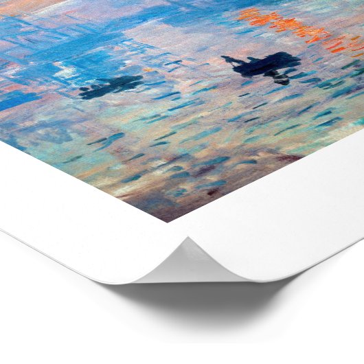 Claude Monet Meesterwerken Patchwork Poster (Hoek)
