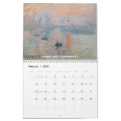 Claude Monet Meesterwerken Selectie Kalender (Feb 2026)