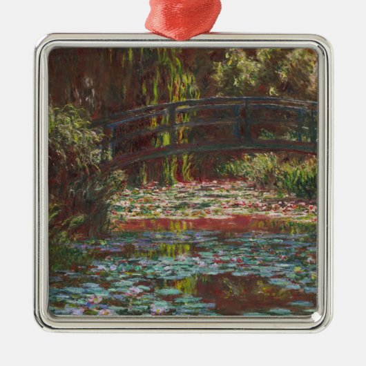 Claude Monet Metalen Ornament (Voorkant)