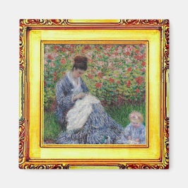 Claude Monet, moeder en kind Magneet