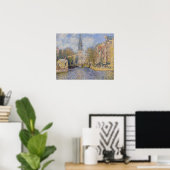 Claude Monet - Molens bij Zaandam Poster (Thuiskantoor)