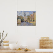 Claude Monet - Molens bij Zaandam Poster (Keuken)