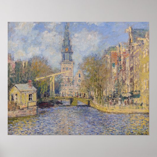 Claude Monet - Molens bij Zaandam Poster (Voorkant)