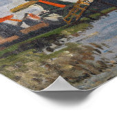 Claude Monet - Molens bij Zaandam Poster (Hoek)