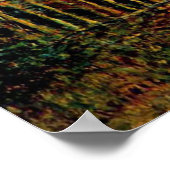 Claude Monet - Monet schilderij in zijn tuin Poster (Hoek)