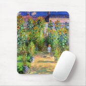 Claude Monet: Monet's tuin in Vétheuil Muismat (Met muis)