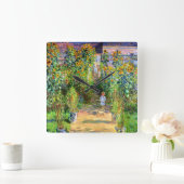 Claude Monet Monet's tuin in Vétheuil Vierkante Klok (Huis)