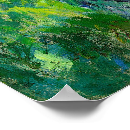 Claude Monet - Monettuin in Vétheuil Poster (Hoek)