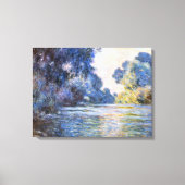 Claude Monet, Morning op de Seine bij Giverny Canvas Afdruk (Voorkant)