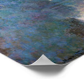 Claude Monet Morning over de Seine bij Giverny Poster (Hoek)