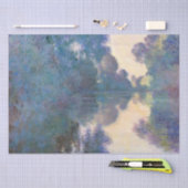 Claude Monet Morning over de Seine bij Giverny Tissuepapier (Craft)
