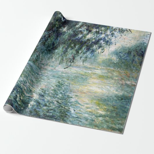 Claude Monet Morning over de Seine Cadeaupapier (Uitgerold)