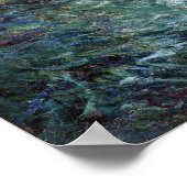 Claude Monet Morning over de Seine Poster (Hoek)