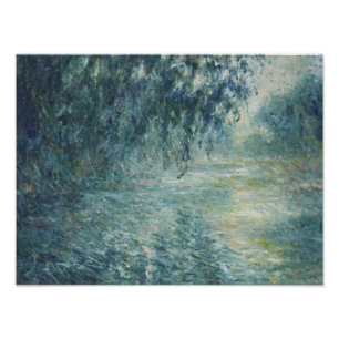 Claude Monet - Morning over de zegen Foto Afdruk
