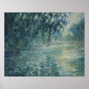Claude Monet - Morning over de zegen Poster
