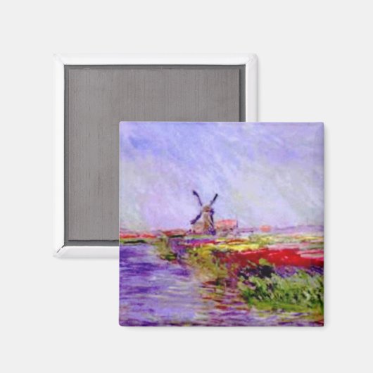 Claude Monet - moulin Magneet (Voorkant / Achterkant)