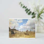 Claude Monet - Mouth of the Seine River Artwork. Briefkaart (Staand voorkant)