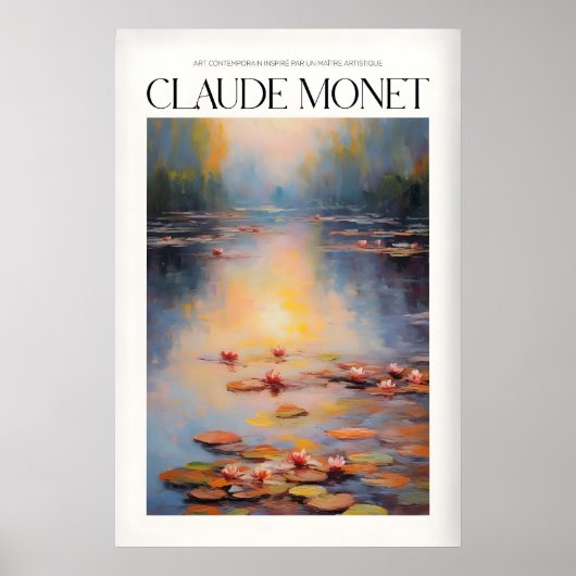 Claude Monet Muur Kunstprint Poster (Voorkant)
