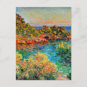Claude Monet - Near Monte Carlo Briefkaart