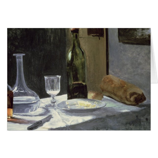 Claude Monet | Nog steeds leven met flessen (Voorkant Horizontaal)