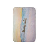 Claude Monet - Noorwegen Landscape, Blue Houses Badmat (Voorkant Verticaal)