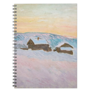 Claude Monet - Noorwegen Landscape, Blue Houses Notitieboek