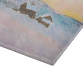 Claude Monet - Noorwegen Landscape, Blue Houses Snijplank (Hoek)