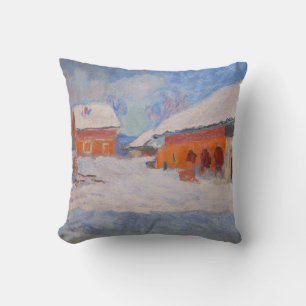 Claude Monet - Noorwegen, Rode huizen bij Bjornega Kussen