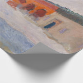 Claude Monet - Noorwegen, Rode Huizen in Bjornegaa Cadeaupapier (Hoek)