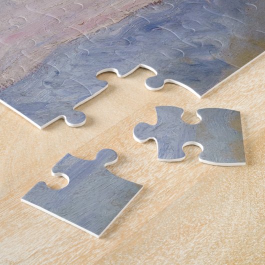 Claude Monet - Noorwegen, Rode Huizen in Bjornegaa Legpuzzel (Zijkant)