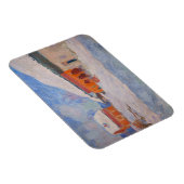 Claude Monet - Noorwegen, Rode Huizen in Bjornegaa Magneet (Rechterzijde)