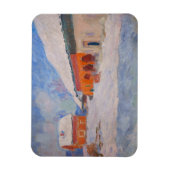 Claude Monet - Noorwegen, Rode Huizen in Bjornegaa Magneet (Verticaal)