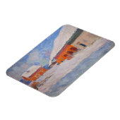 Claude Monet - Noorwegen, Rode Huizen in Bjornegaa Magneet (Linkerzijde)
